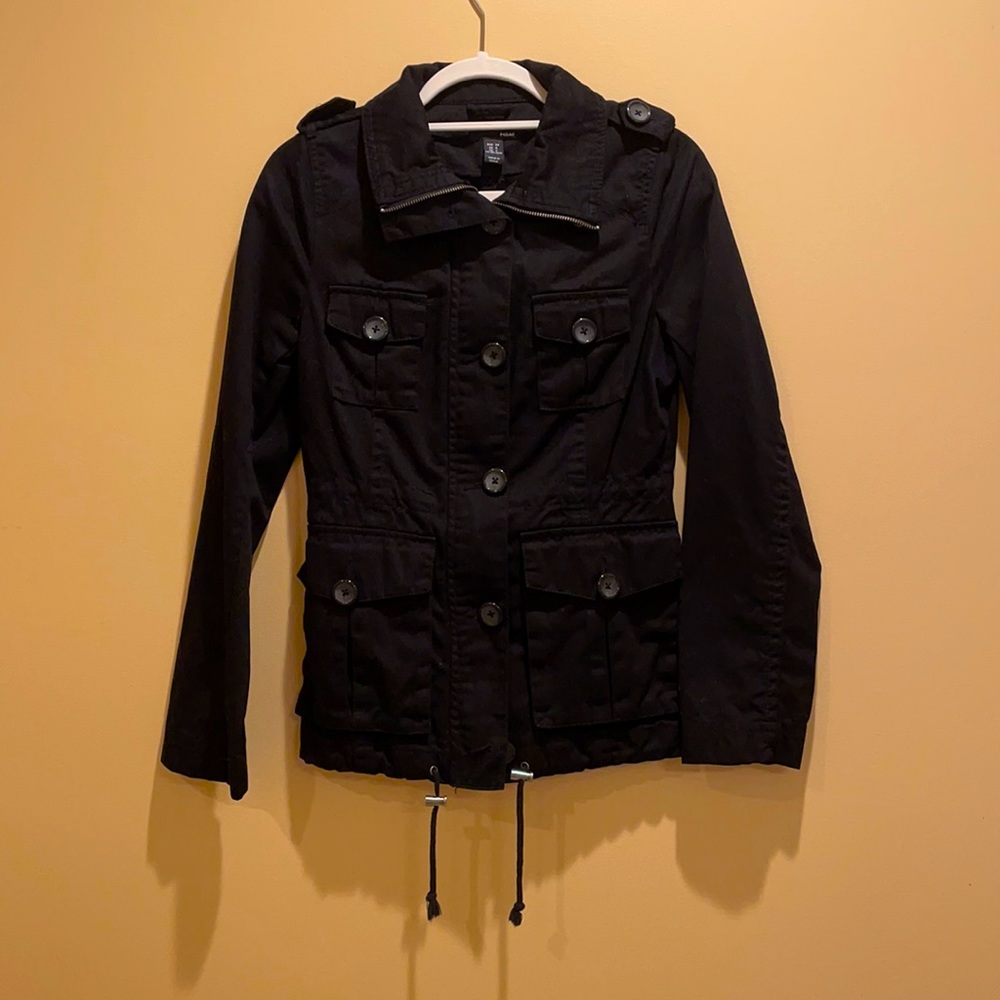 H&M Black Trench Coat